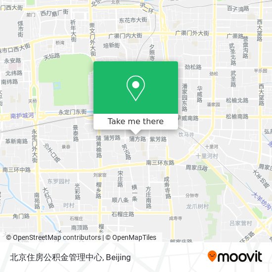 北京住房公积金管理中心 map