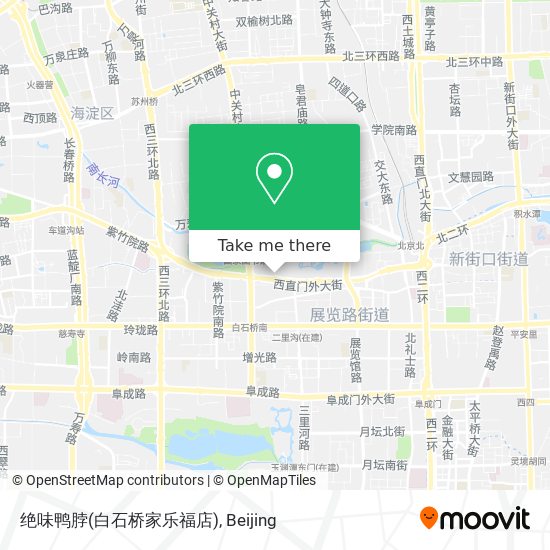 绝味鸭脖(白石桥家乐福店) map