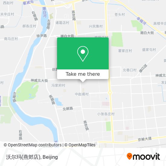 沃尔玛(燕郊店) map