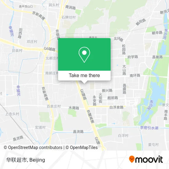 华联超市 map