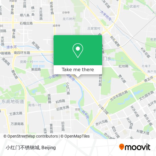 小红门不锈钢城 map