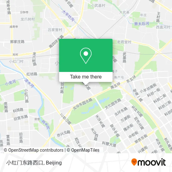 小红门东路西口 map