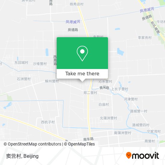 窦营村 map