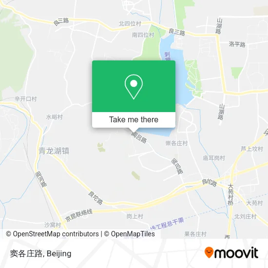 窦各庄路 map
