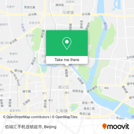 佰福汇手机连锁超市 map
