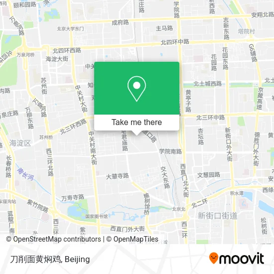 刀削面黄焖鸡 map