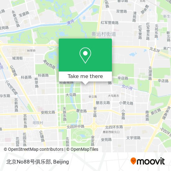 北京No88号俱乐部 map