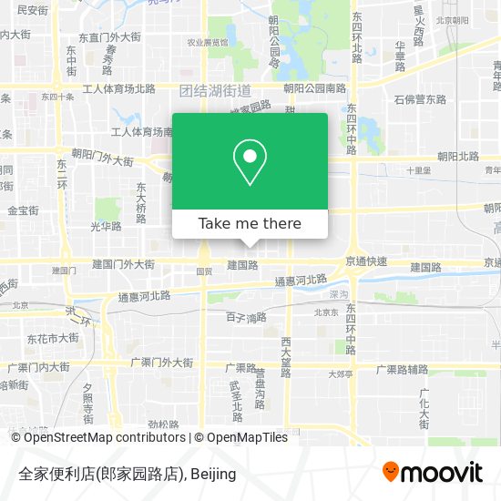 全家便利店(郎家园路店) map