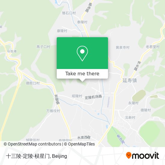 十三陵-定陵-棂星门 map