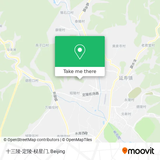 十三陵-定陵-棂星门 map