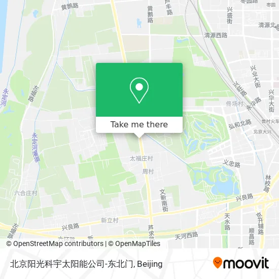 北京阳光科宇太阳能公司-东北门 map