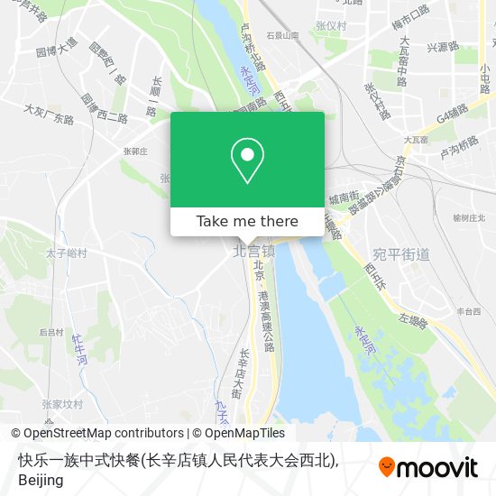 快乐一族中式快餐(长辛店镇人民代表大会西北) map