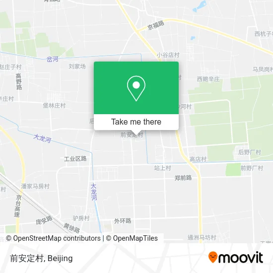 前安定村 map