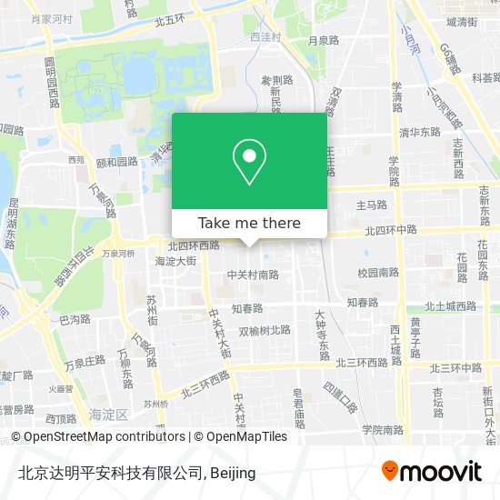 北京达明平安科技有限公司 map