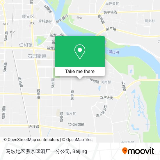 马坡地区燕京啤酒厂一分公司 map