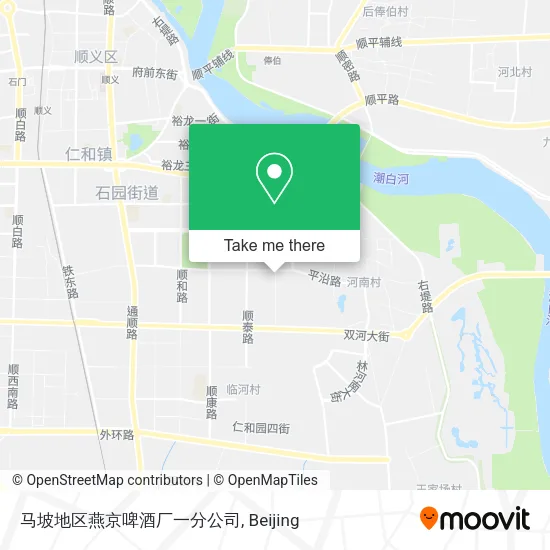马坡地区燕京啤酒厂一分公司 map