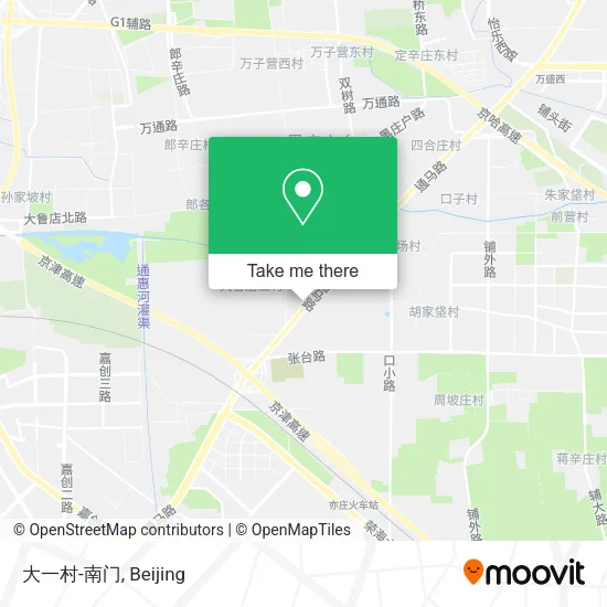 大一村-南门 map