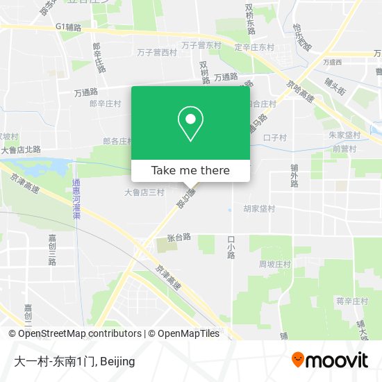 大一村-东南1门 map