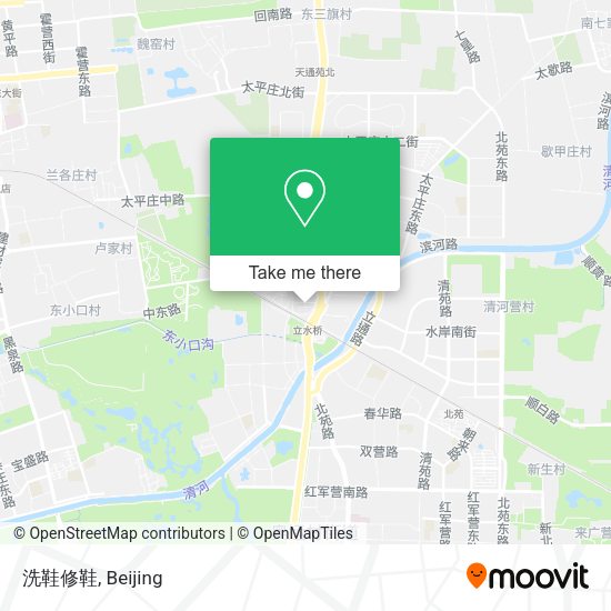 洗鞋修鞋 map