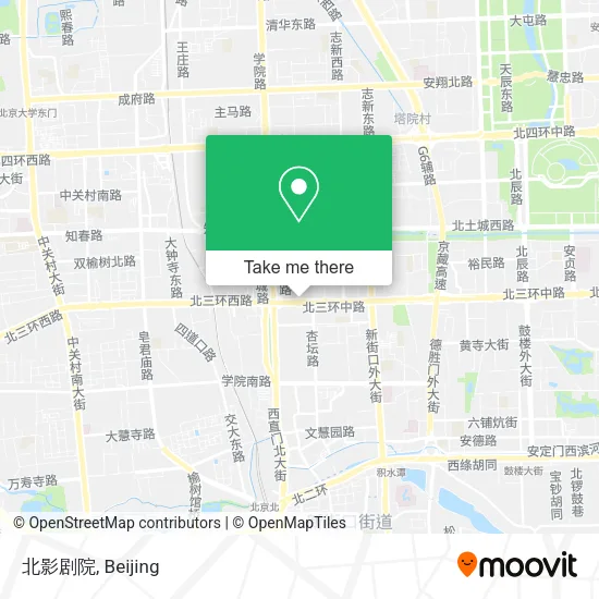 北影剧院 map