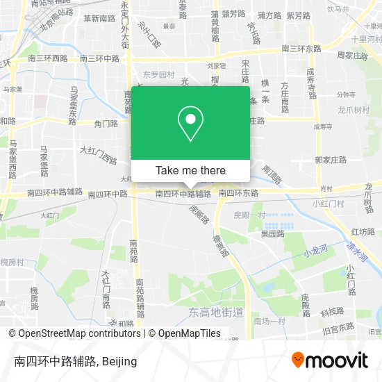 南四环中路辅路 map