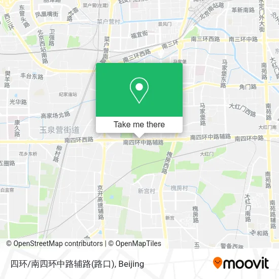 四环/南四环中路辅路(路口) map
