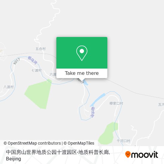 中国房山世界地质公园十渡园区-地质科普长廊 map