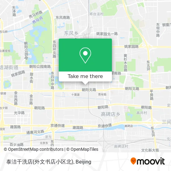 泰洁干洗店(外文书店小区北) map