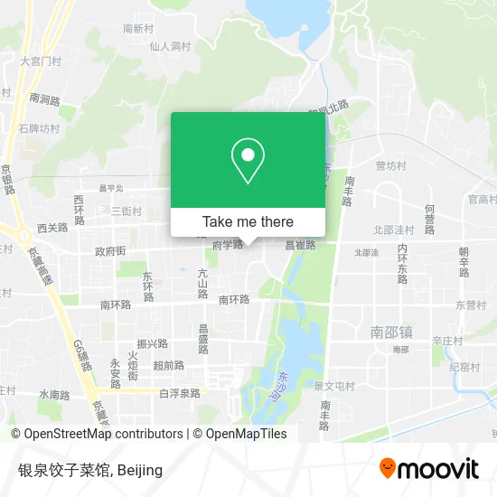 银泉饺子菜馆 map