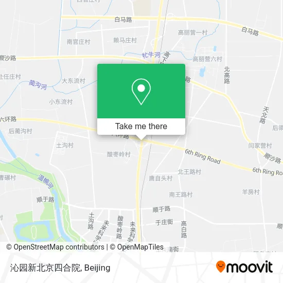 沁园新北京四合院 map