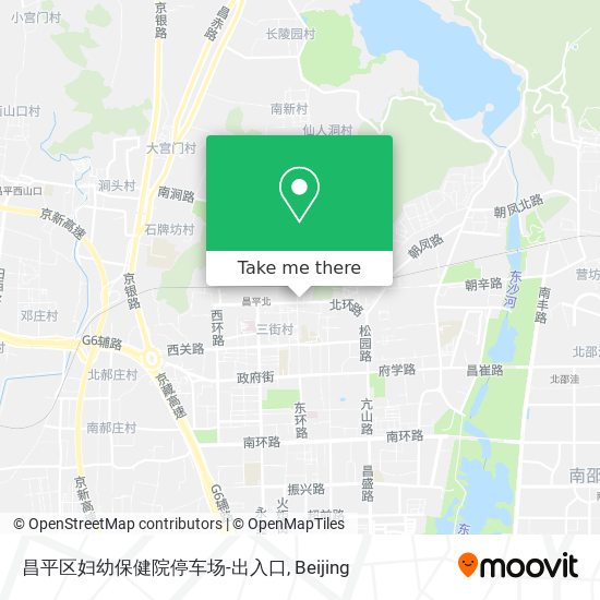 昌平区妇幼保健院停车场-出入口 map