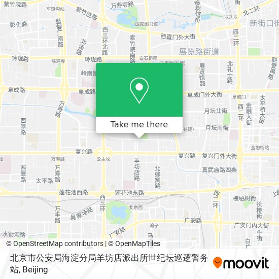 北京市公安局海淀分局羊坊店派出所世纪坛巡逻警务站 map