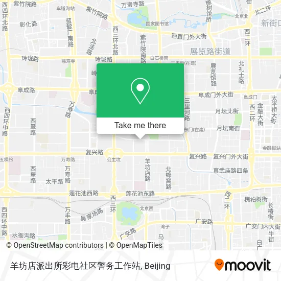羊坊店派出所彩电社区警务工作站 map