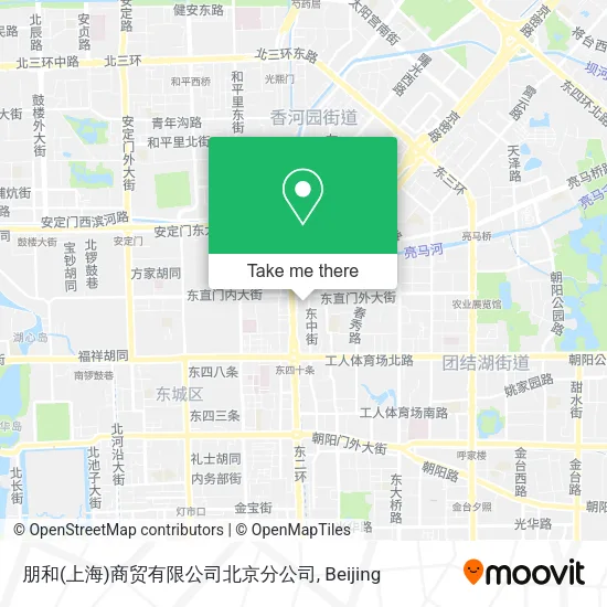 朋和(上海)商贸有限公司北京分公司 map