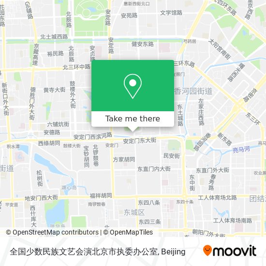 全国少数民族文艺会演北京市执委办公室 map