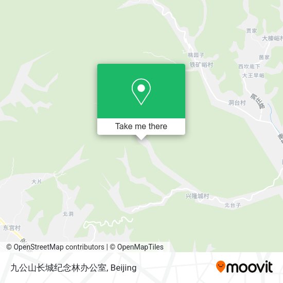九公山长城纪念林办公室 map