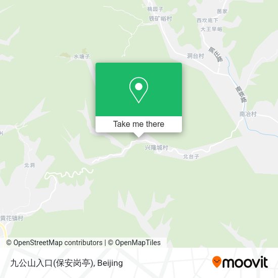 九公山入口(保安岗亭) map