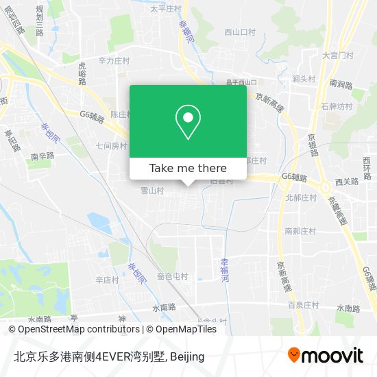 北京乐多港南侧4EVER湾别墅 map