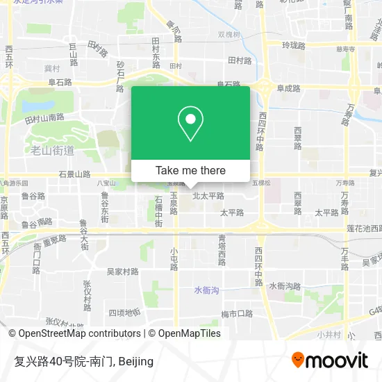 复兴路40号院-南门 map