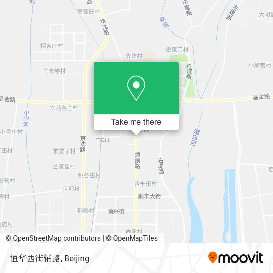 恒华西街辅路 map