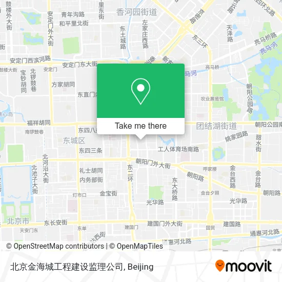 北京金海城工程建设监理公司 map