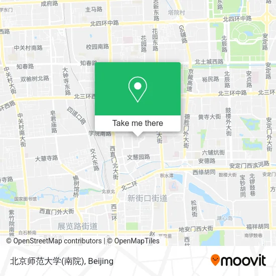 北京师范大学(南院) map