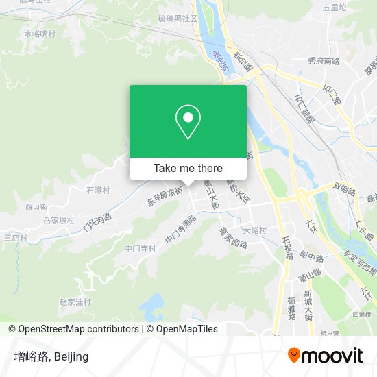 增峪路 map
