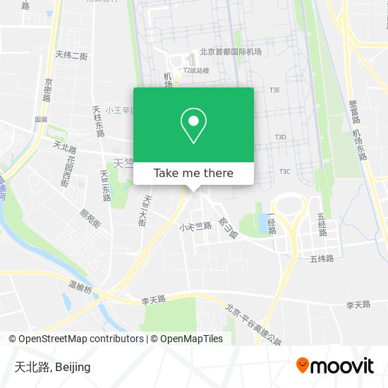 天北路 map