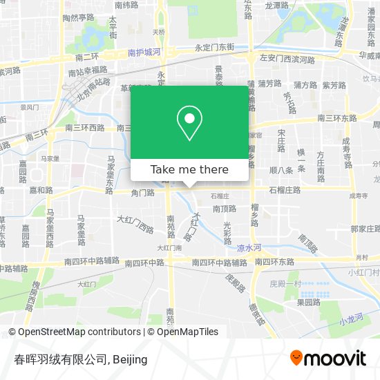 春晖羽绒有限公司 map