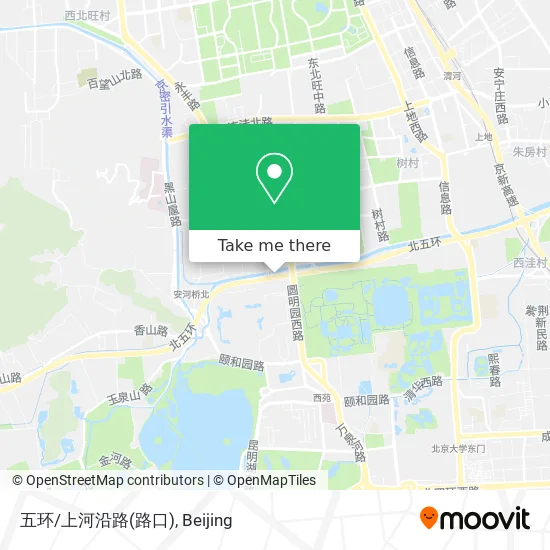 五环/上河沿路(路口) map