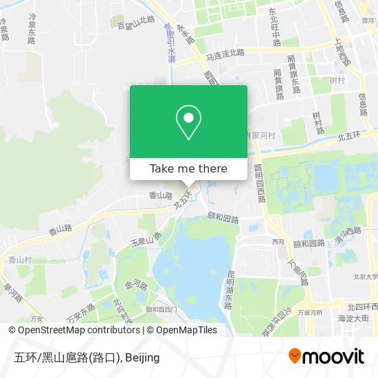 五环/黑山扈路(路口) map
