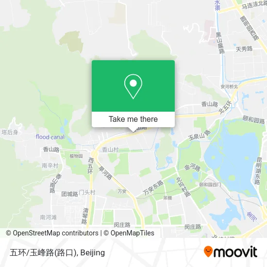 五环/玉峰路(路口) map