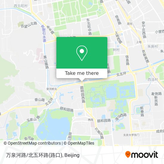 万泉河路/北五环路(路口) map