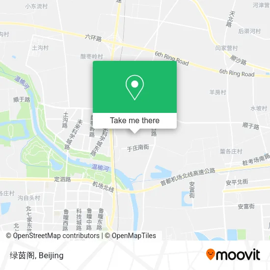 绿茵阁 map